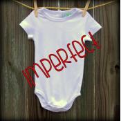 IMPERFECT Blank Unisex Short Sleeve Infant Bodysuit
